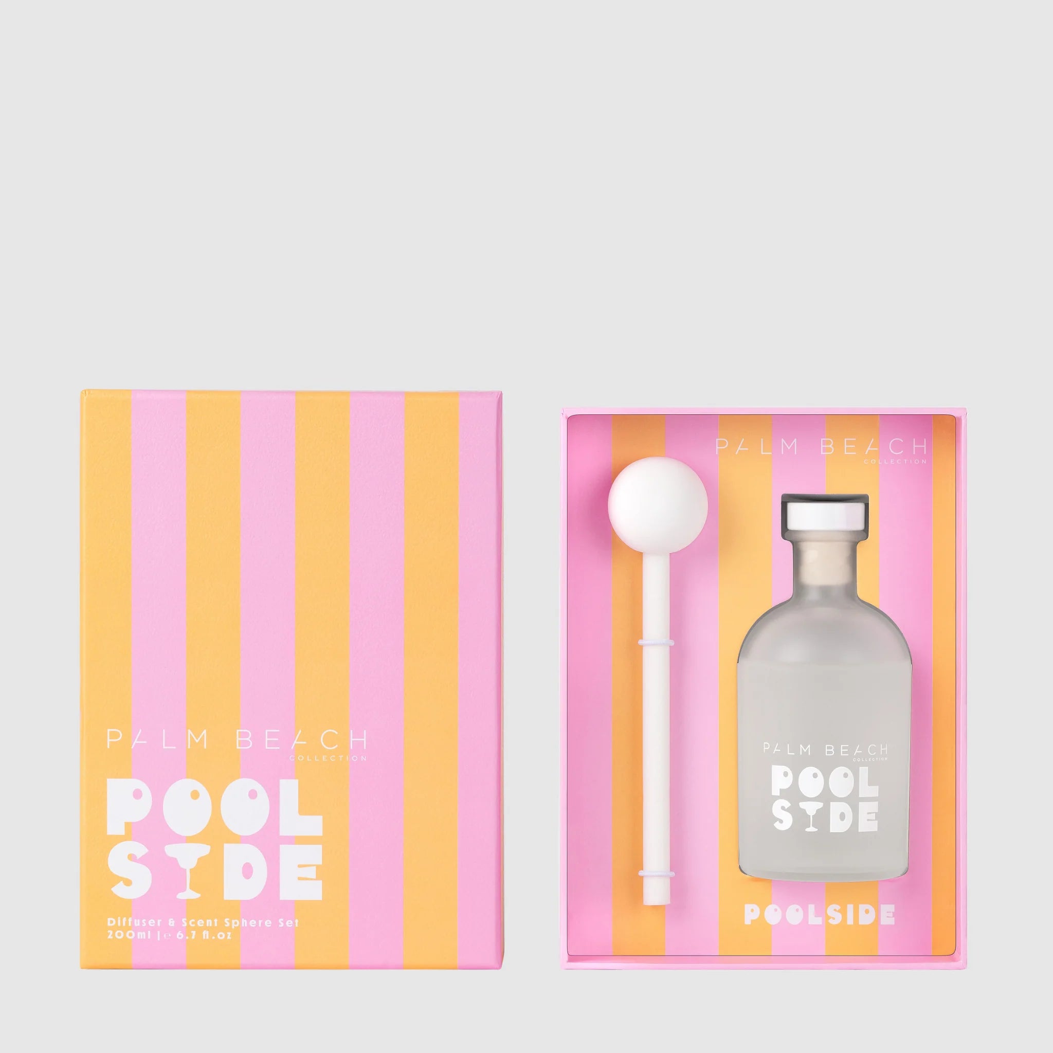 Pool Side Reed Diffuser + Scent Sphere 200ml | Palm Beach