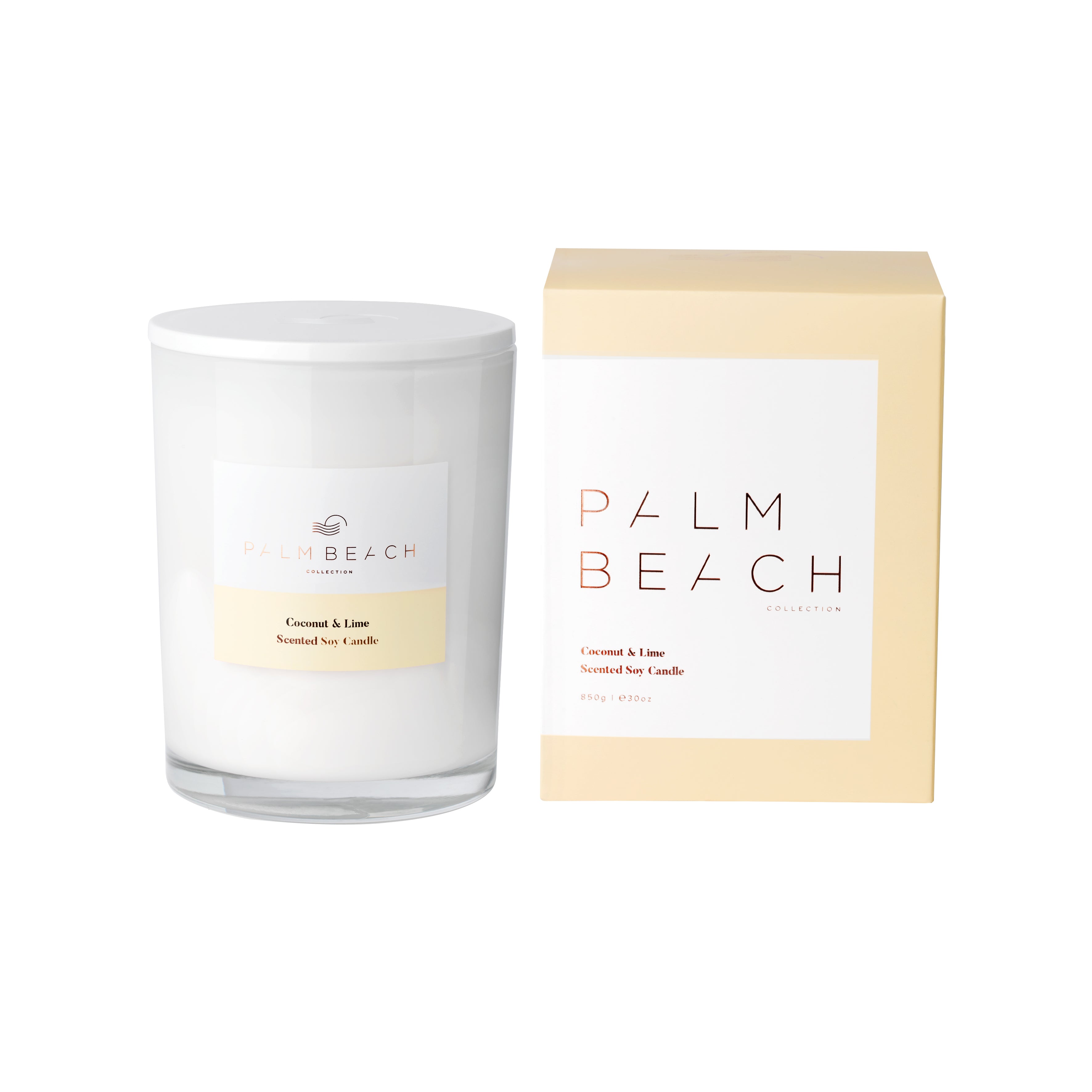 850g Deluxe Candle- Coconut & Lime
