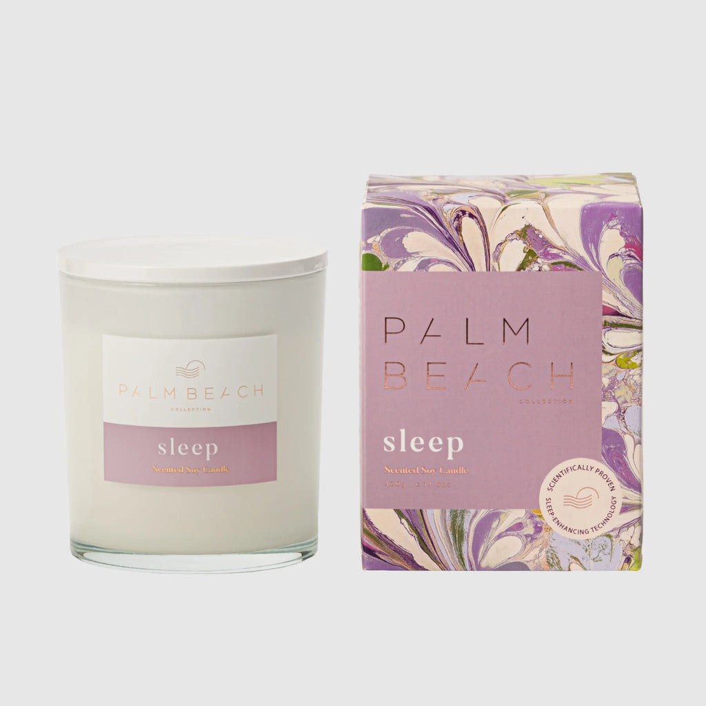 Sleep Scented Candle 420g | Palm Beach