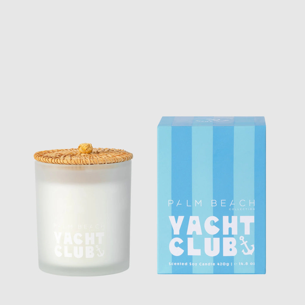 Yacht Club Scented Candle 420g | Palm Beach
