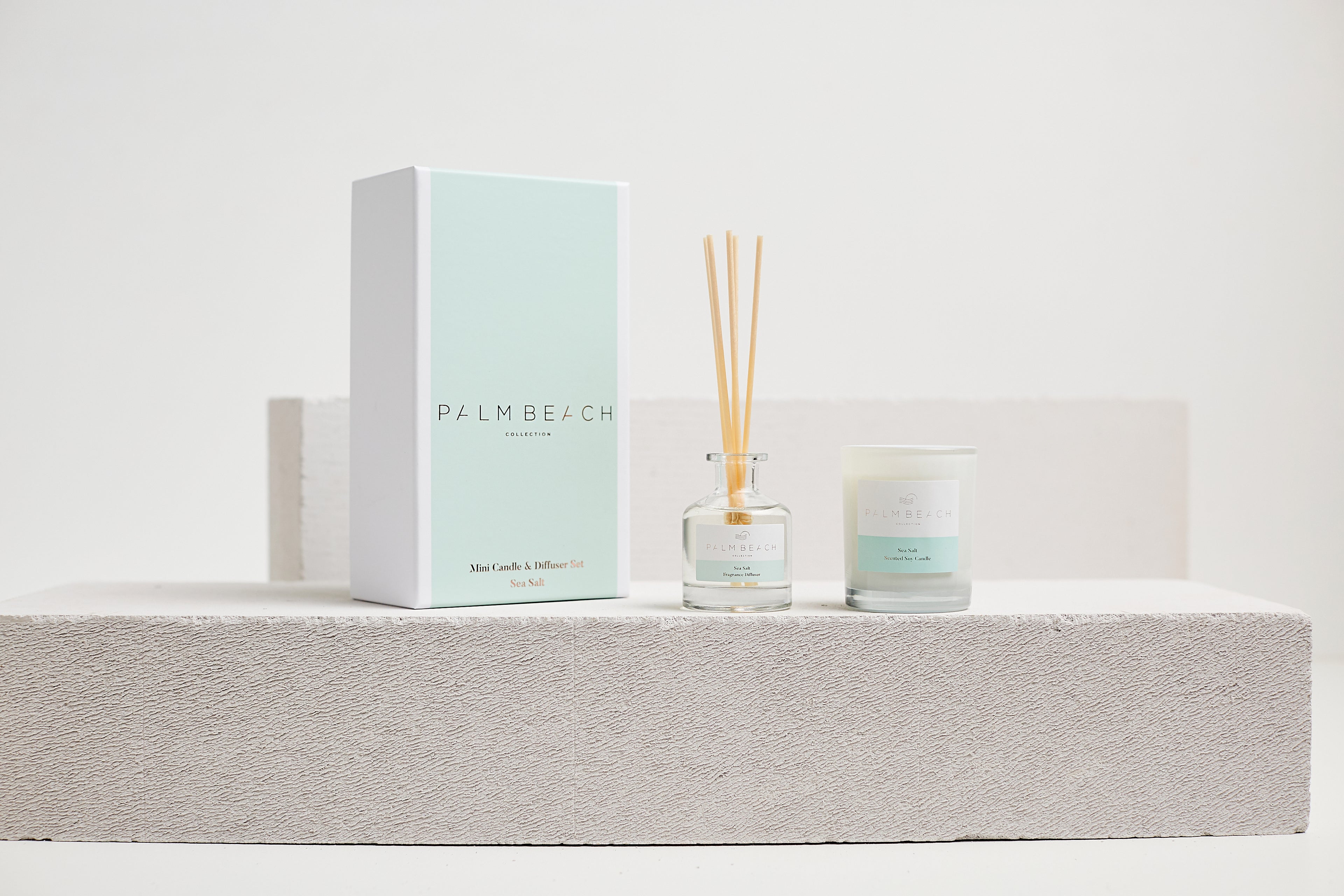 Mini Candle & Diffuser Gift Pack - Sea Salt