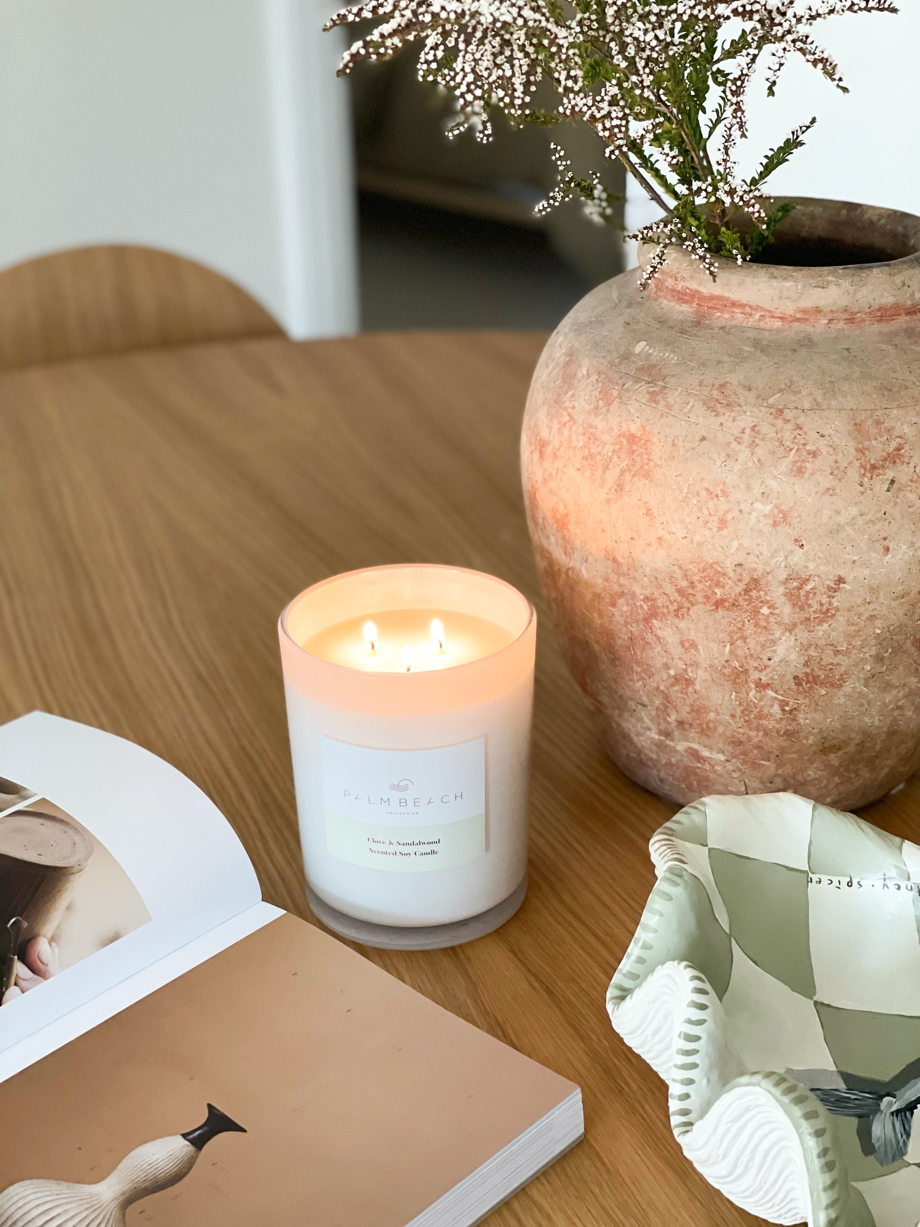 850g Deluxe Candle- Clove & Sandalwood