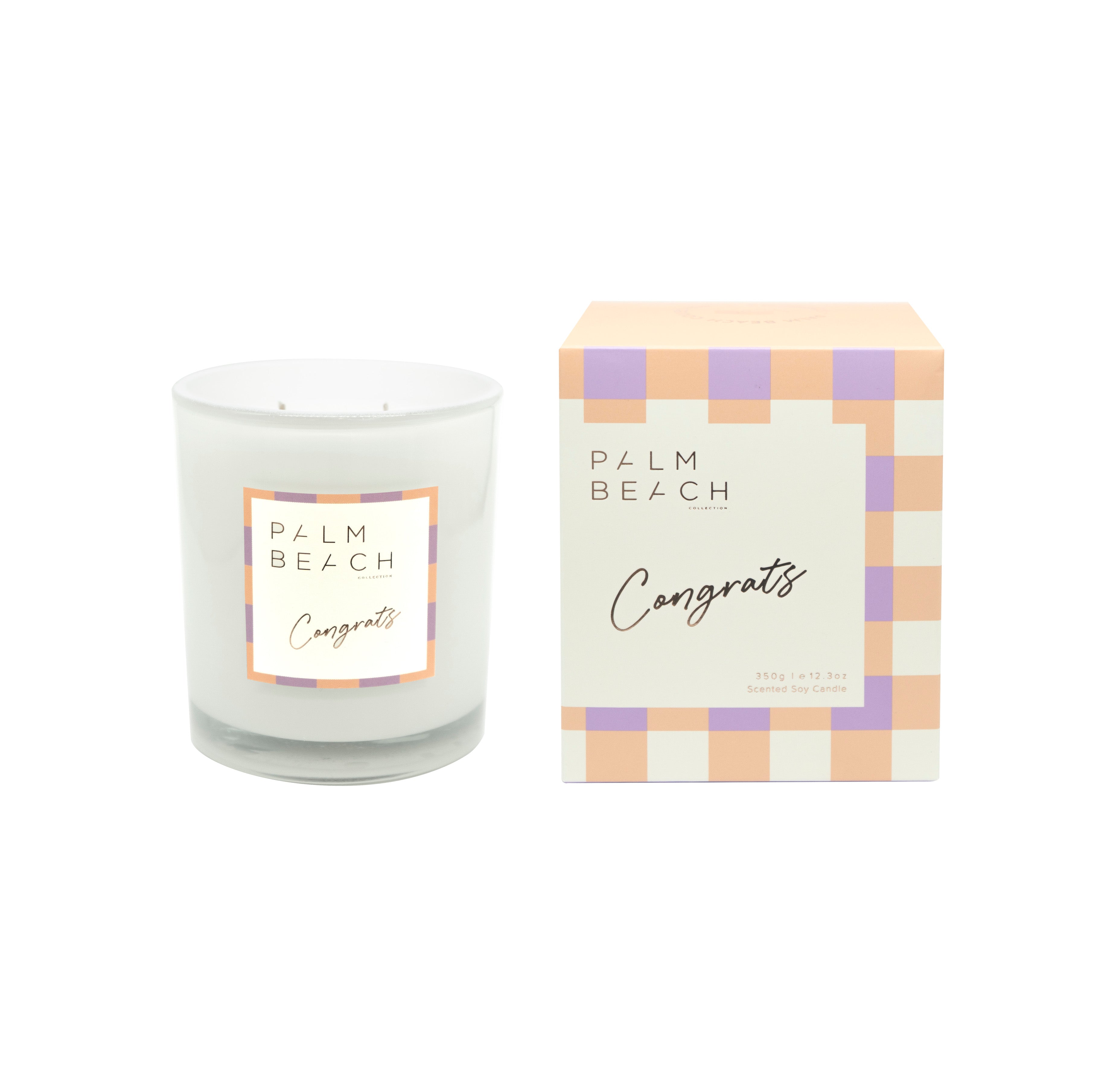 Palm Beach Collection Celebration 350g Candle - Congrats
