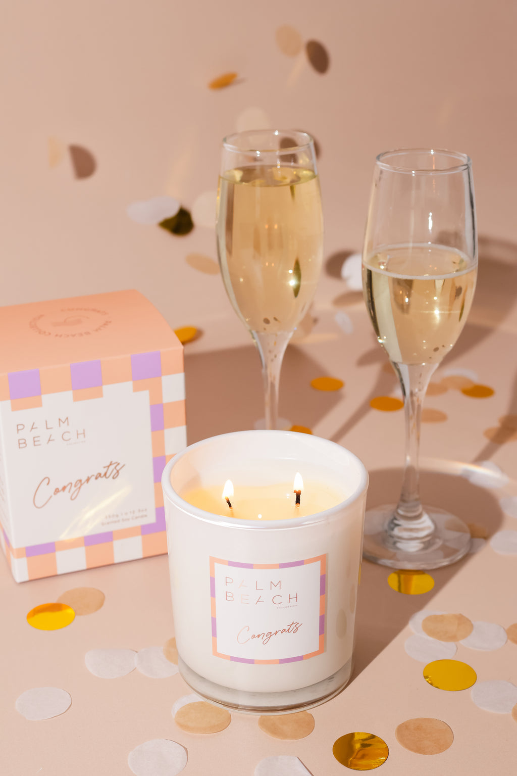 Palm Beach Collection Celebration 350g Candle - Congrats