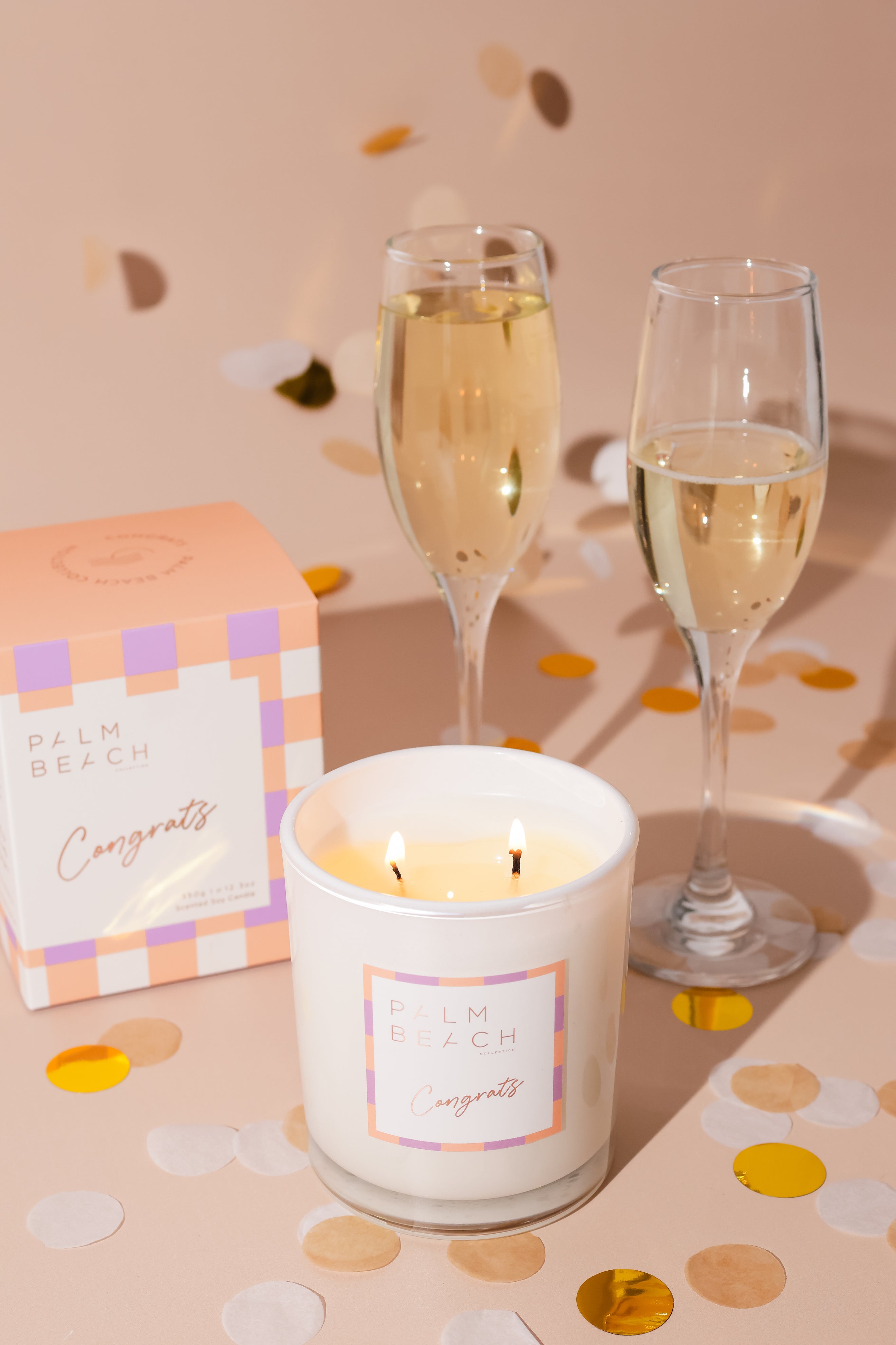 Palm Beach Collection Celebration 350g Candle - Congrats