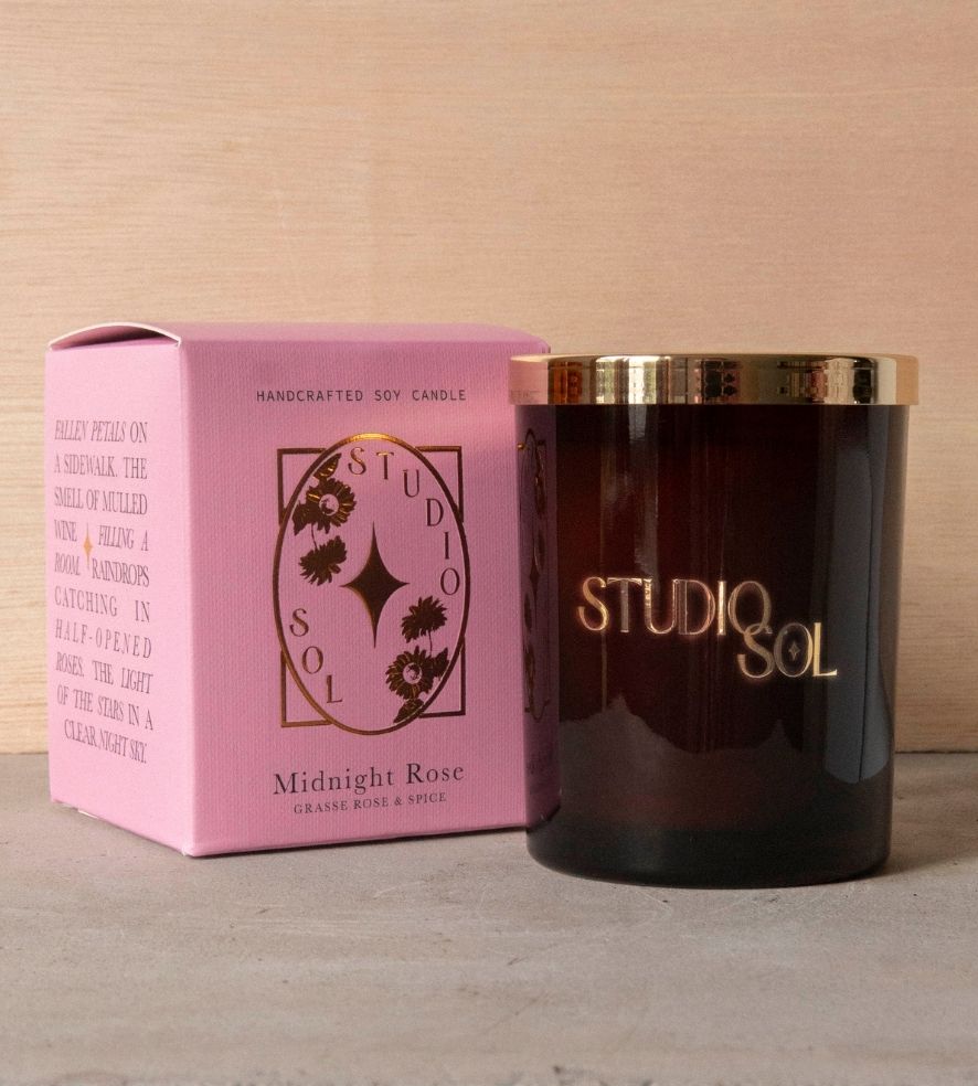 Midnight Rose Candle | Grasse Rose & Spice