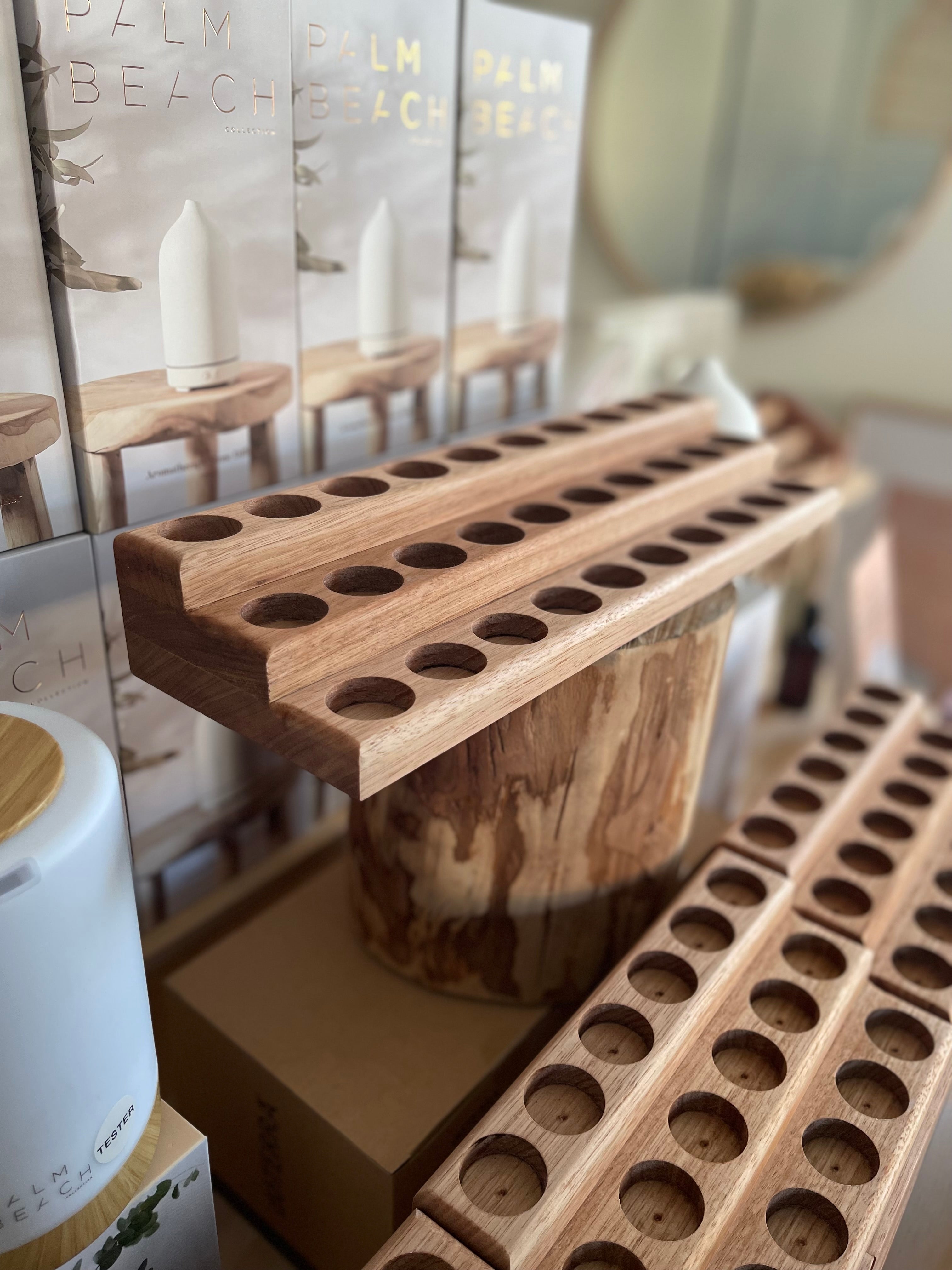 Essential Oil Holder – Victorian Ash Timber