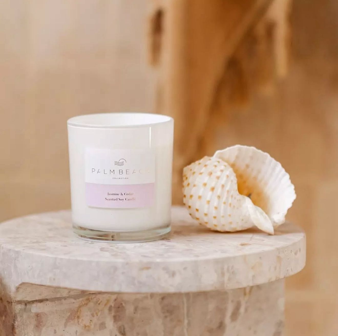 Palm Beach Collection Mini Candle 90g Jasmin & Cedar