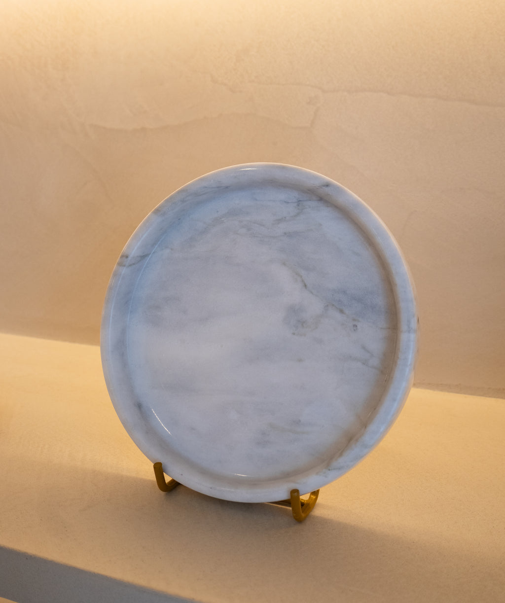 Round Marble Tray