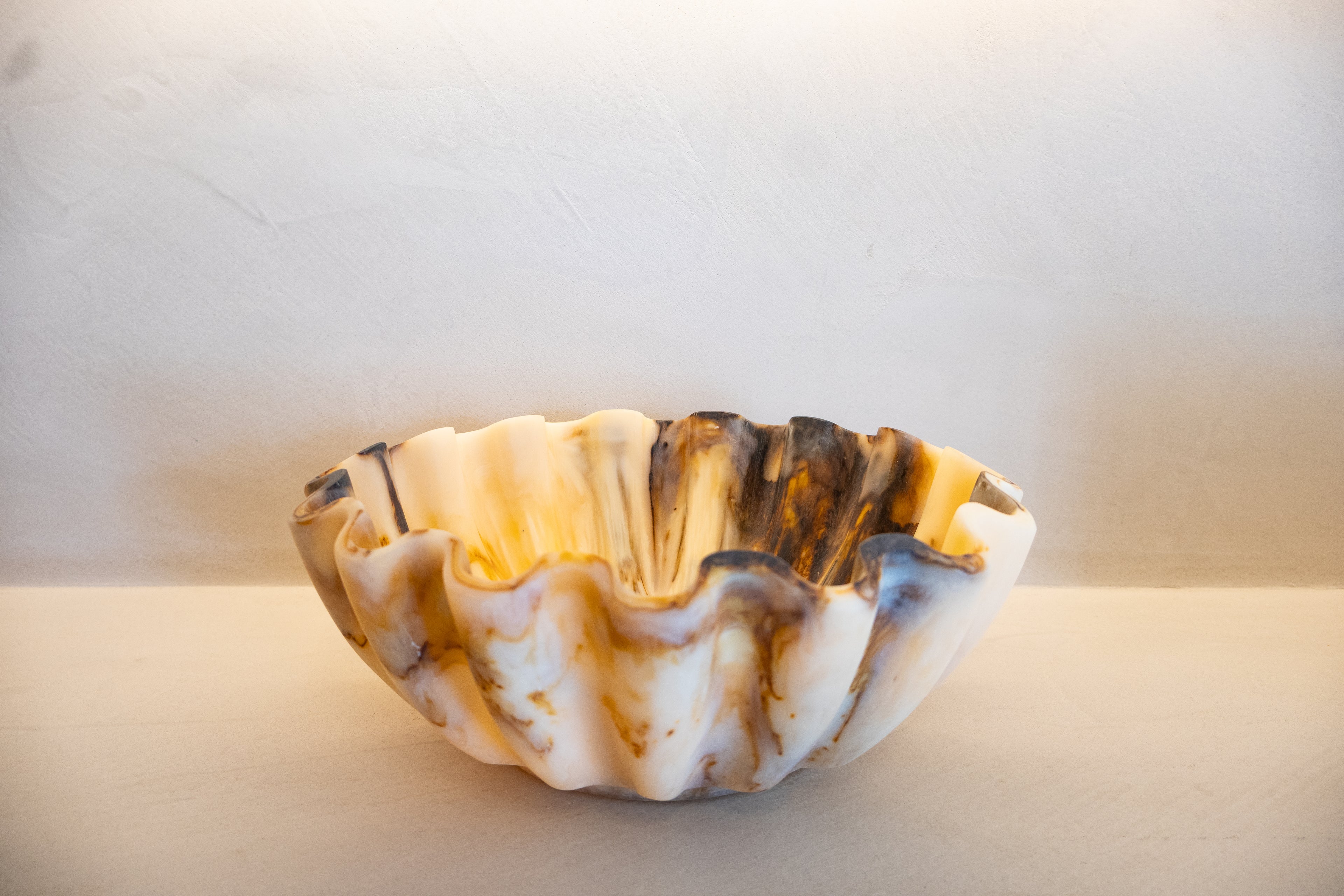 Resin Matt Brown Bowl