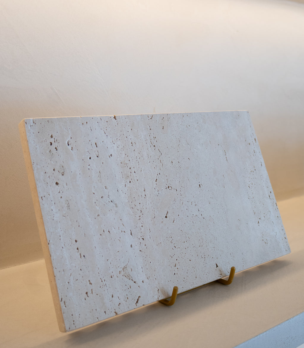 Rectangle Travertine Tray | Large