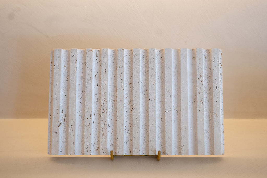 Rectangle Travertine Tray | Large