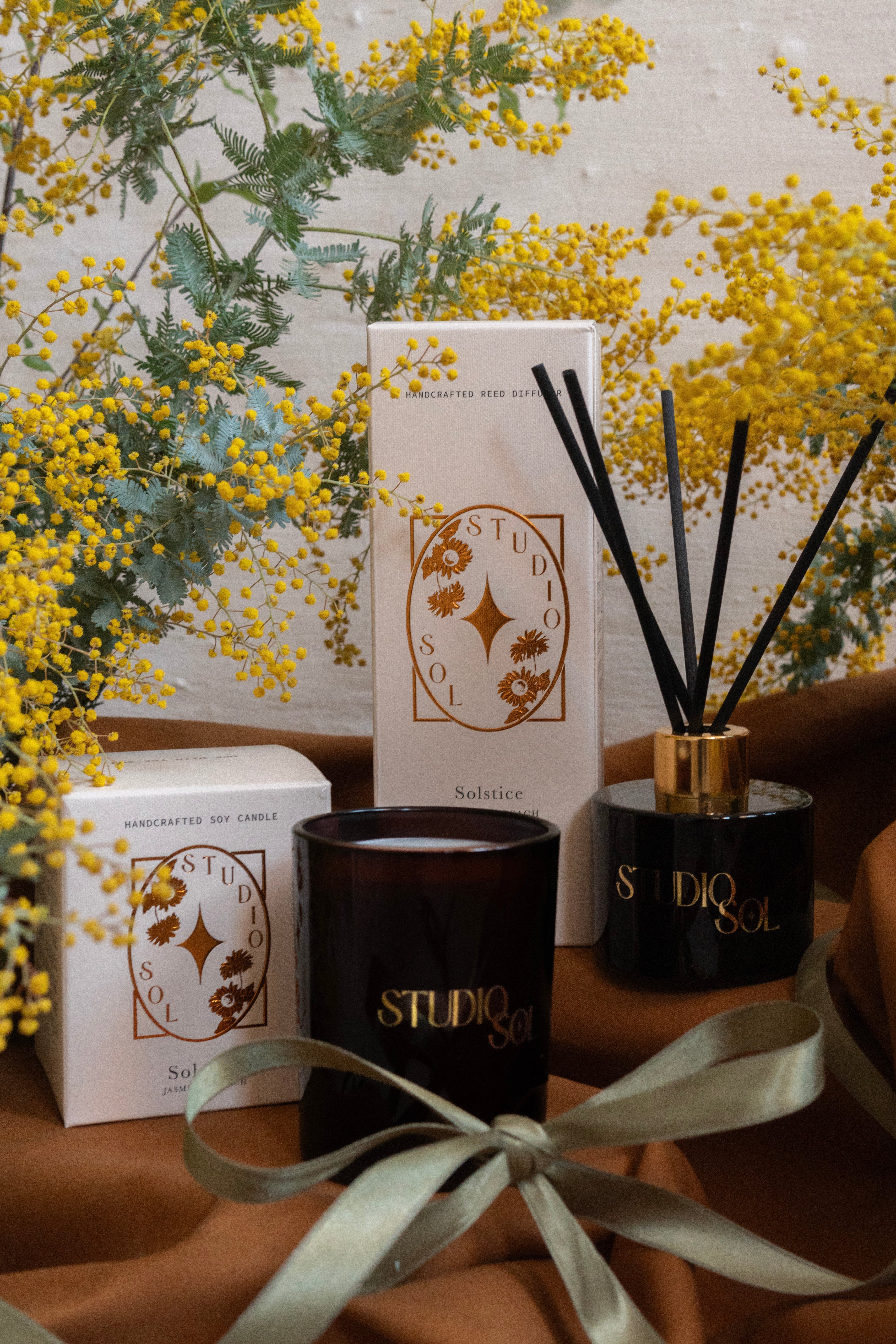 Solstice Candle | Jasmine + Peach