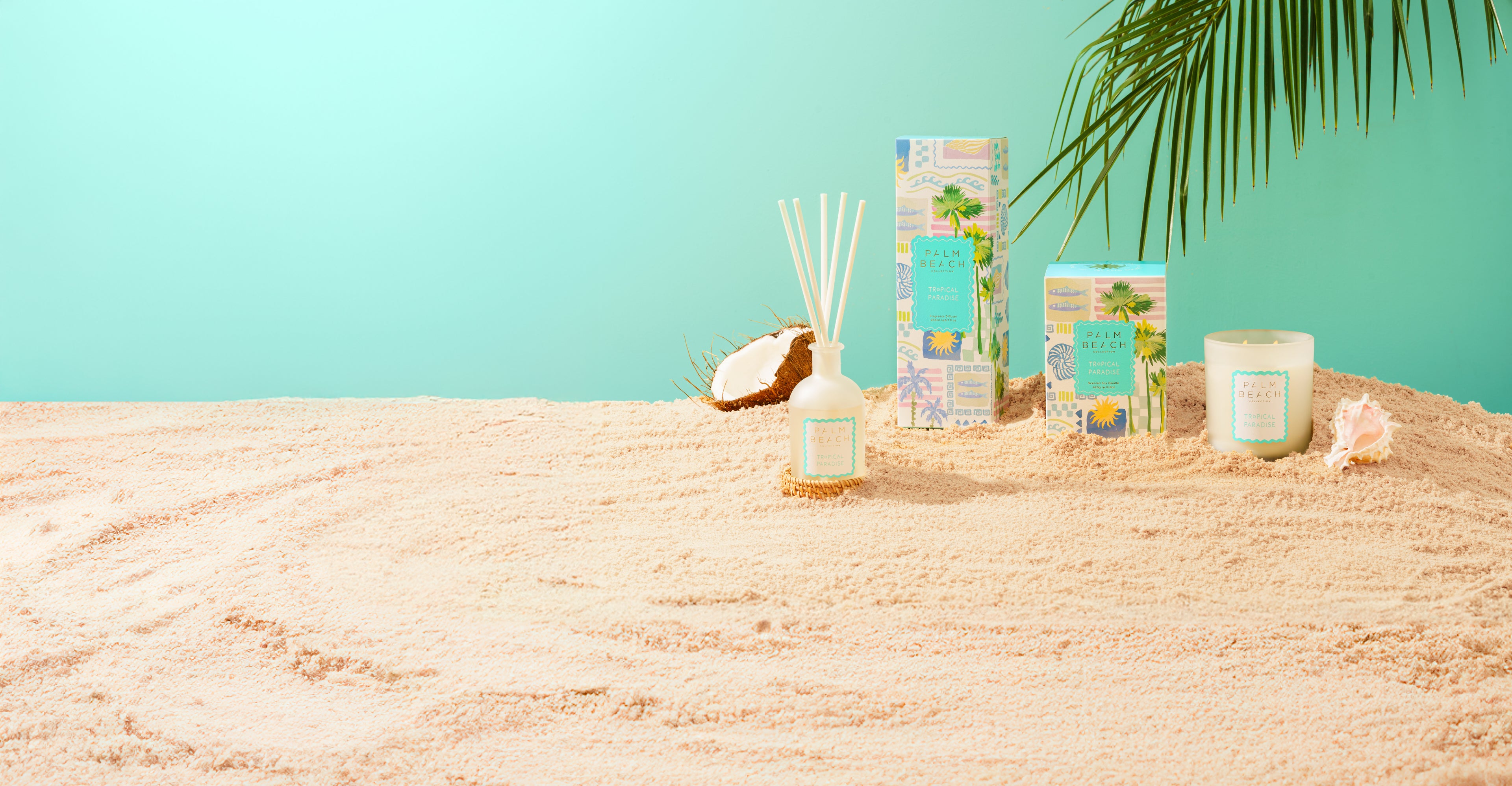 Palm Beach Collection Fragrance Diffuser 200ml Tropical Paradise