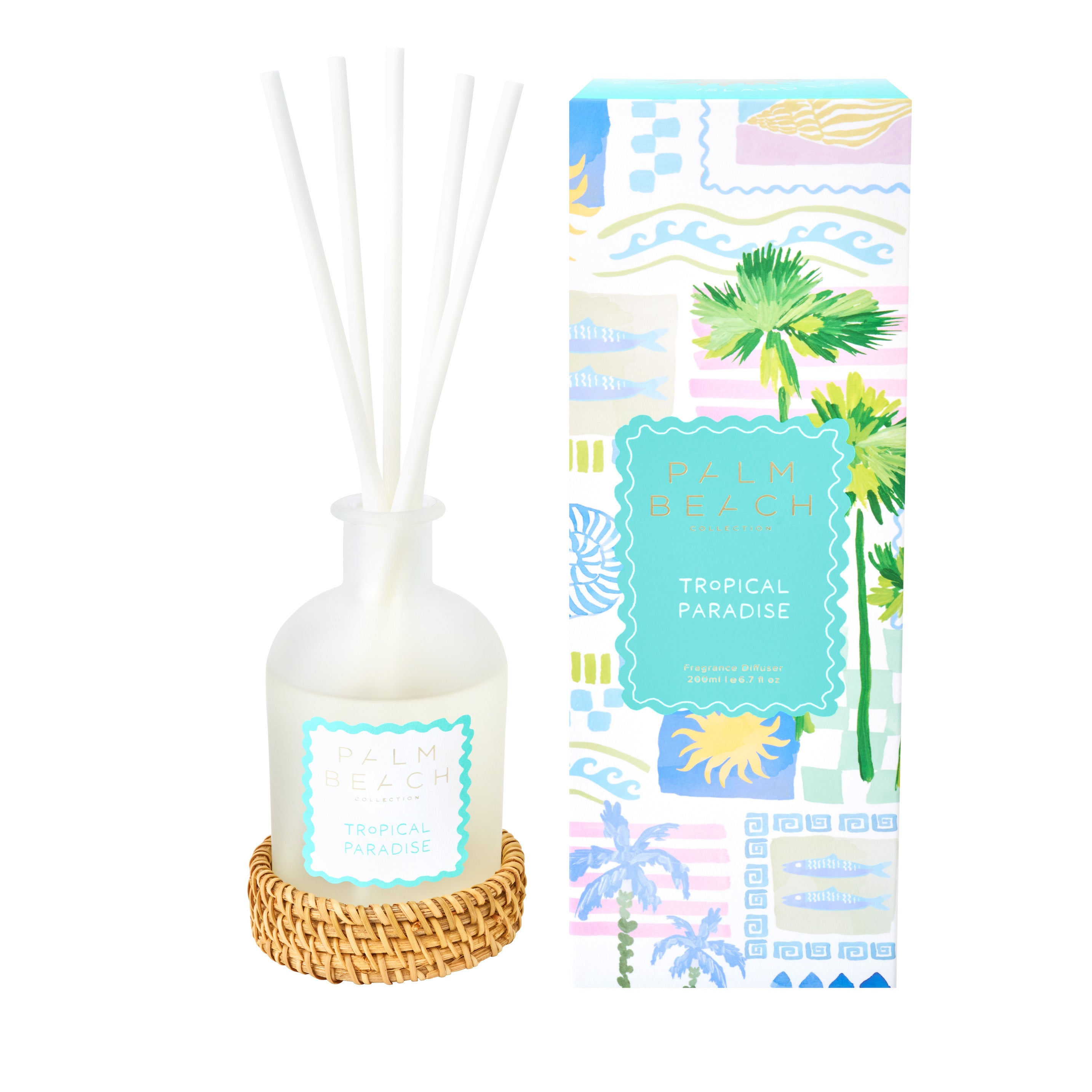 Palm Beach Collection Fragrance Diffuser 200ml Tropical Paradise