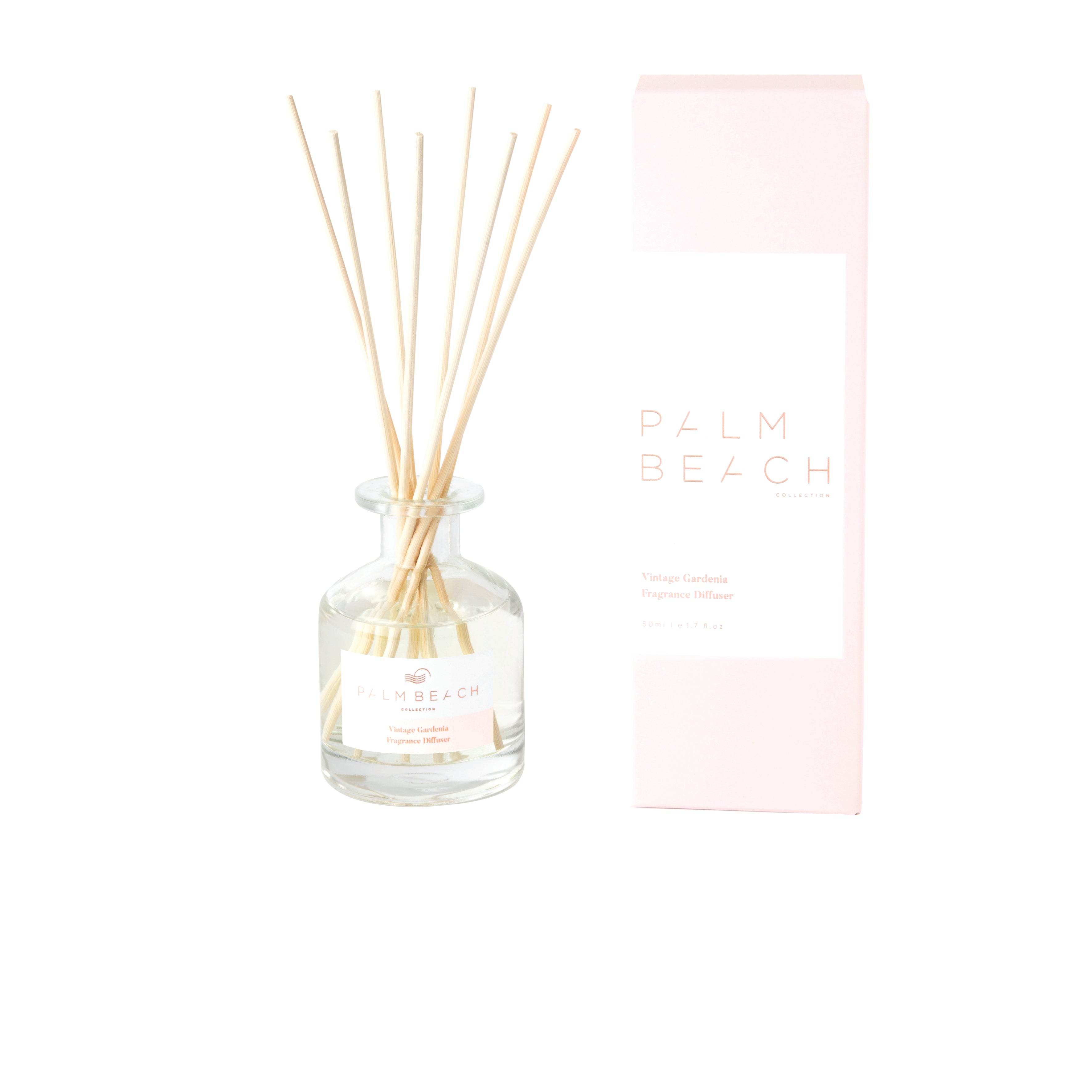 Palm Beach Collection Mini Fragrance Diffuser 50ml Vintage Gardenia