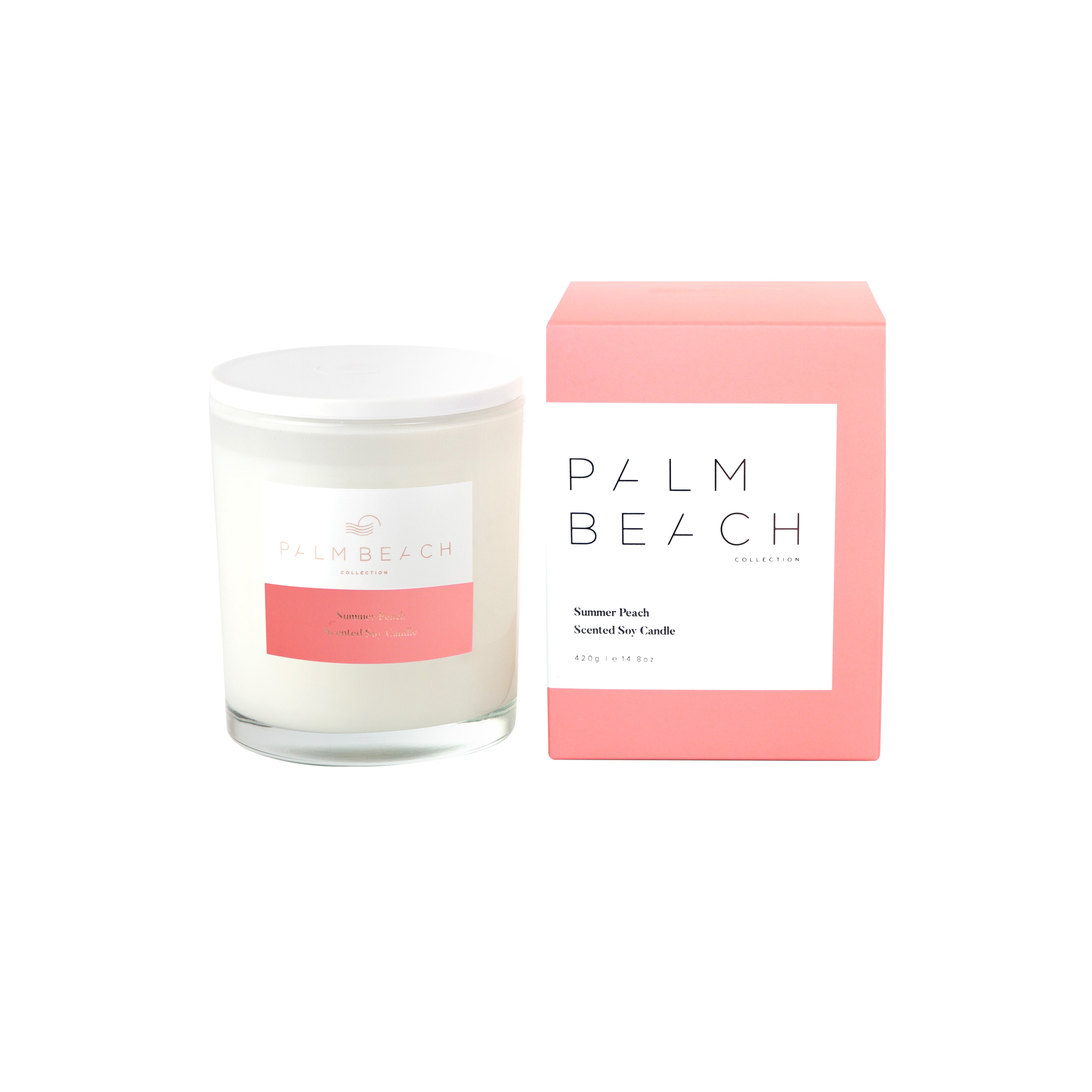 Palm Beach Collection Standard Candle 420g Summer Peach