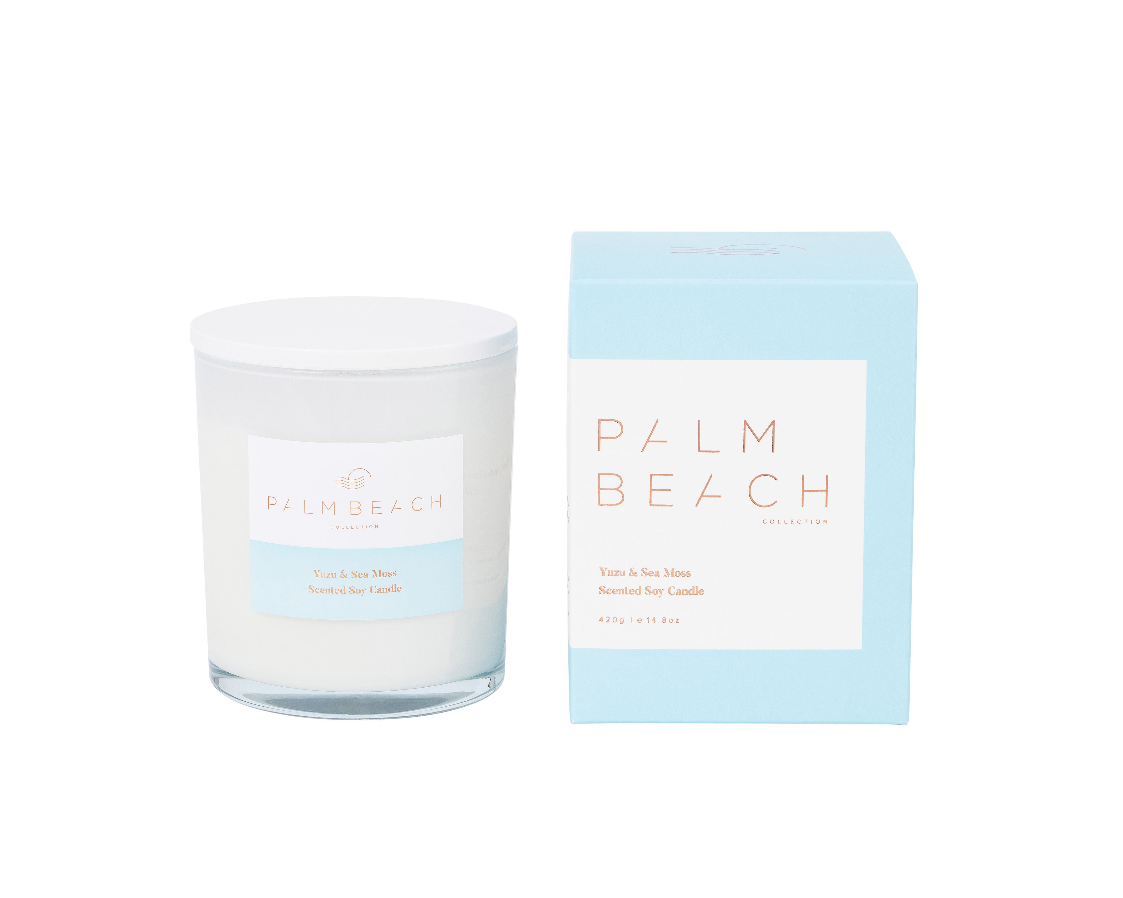 Palm Beach Collection Standard Candle 420g Yuzu & Sea Moss