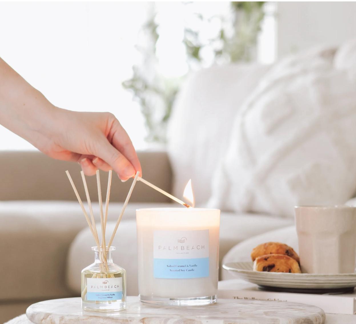 Palm Beach Collection Fragrance Diffuser 250ml Salted Caramel & Vanilla