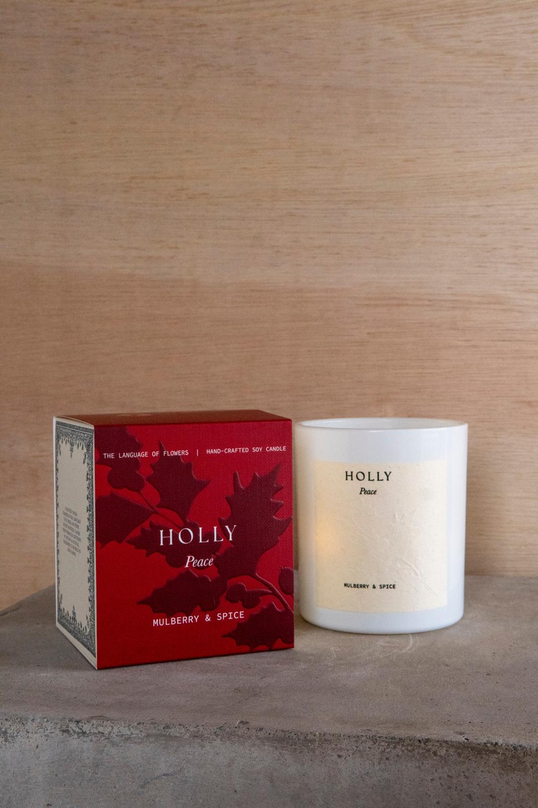 Holly Candle | Peace