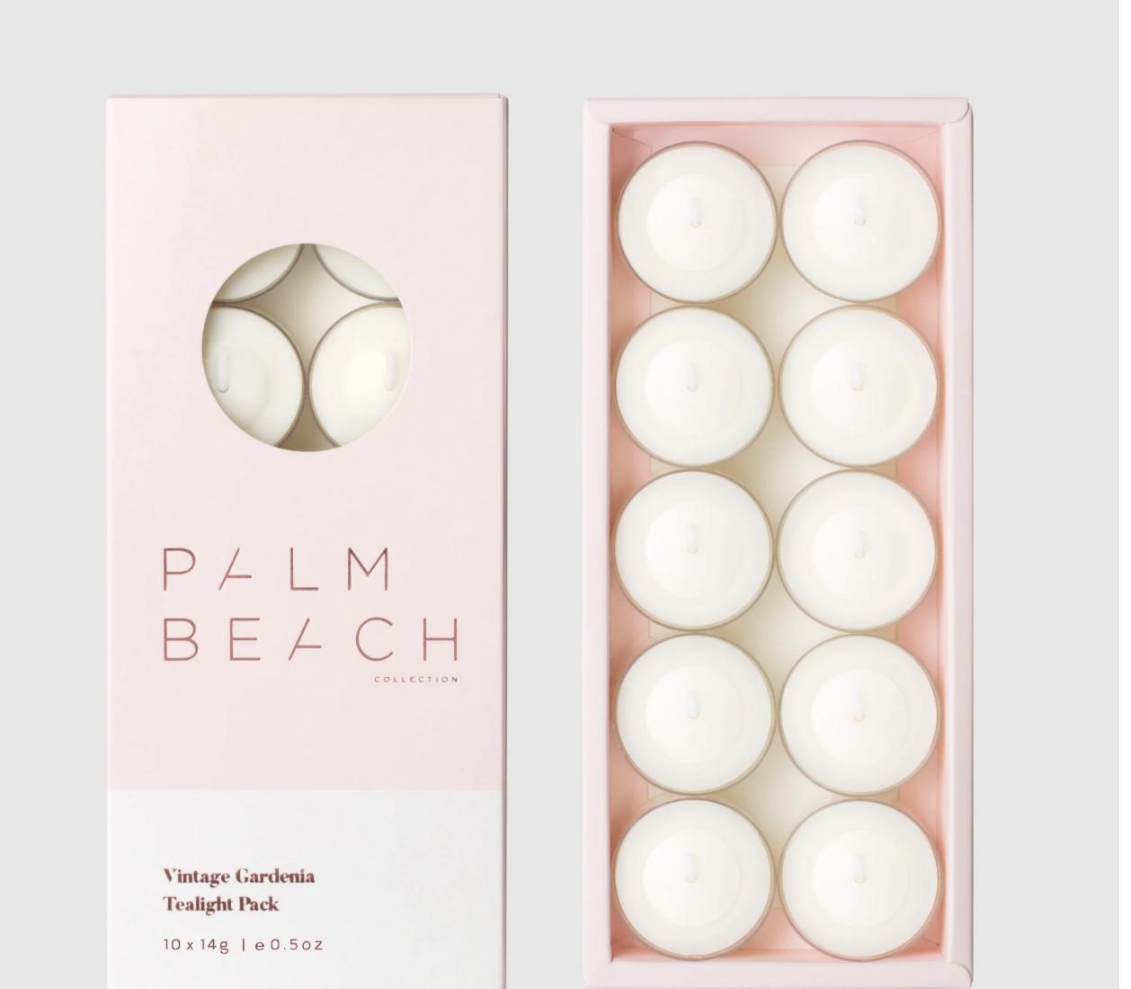 VINTAGE GARDENIA TEALIGHT PACK