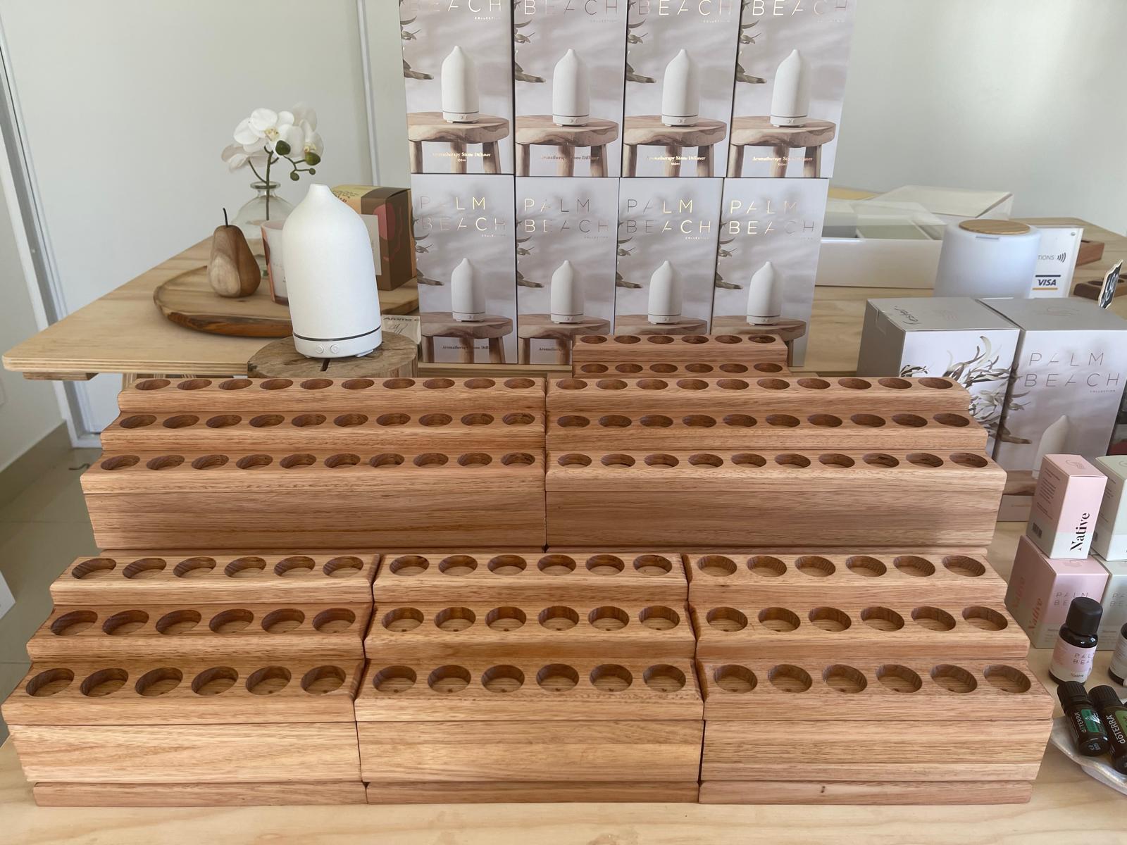 Essential Oil Holder – Victorian Ash Timber