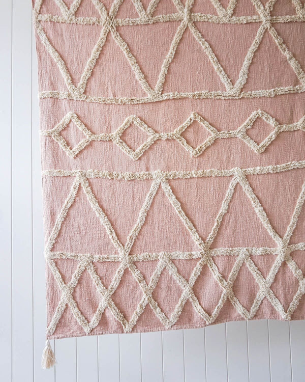 Throw blanket -Pink - 125x150