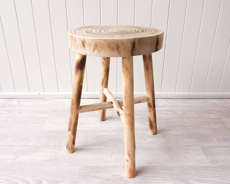 Timber stool - large