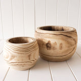 Timber pot Leila set of 2