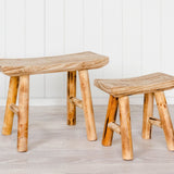 Timber Stool - small