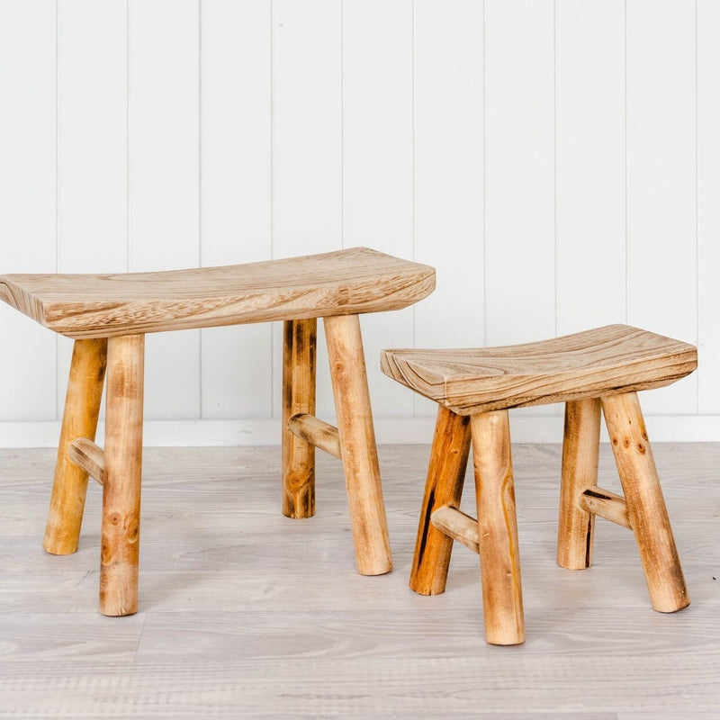 Timber Stool - large