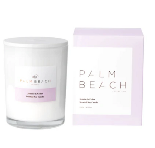 850g Deluxe Candle- Jasmine & Cedar