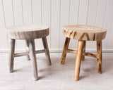 Timber stool - large