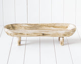 Decor timber dish long