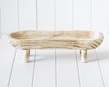 Decor timber dish long