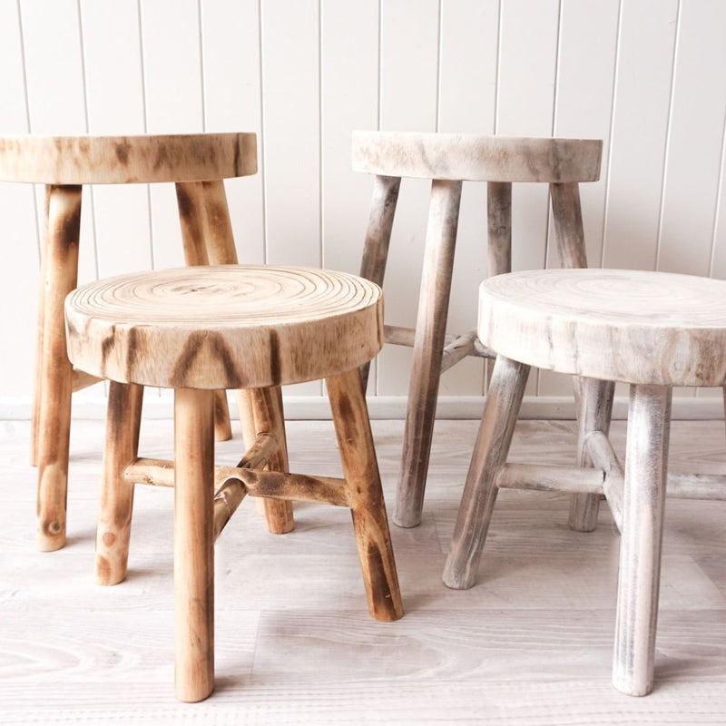 Timber stool small